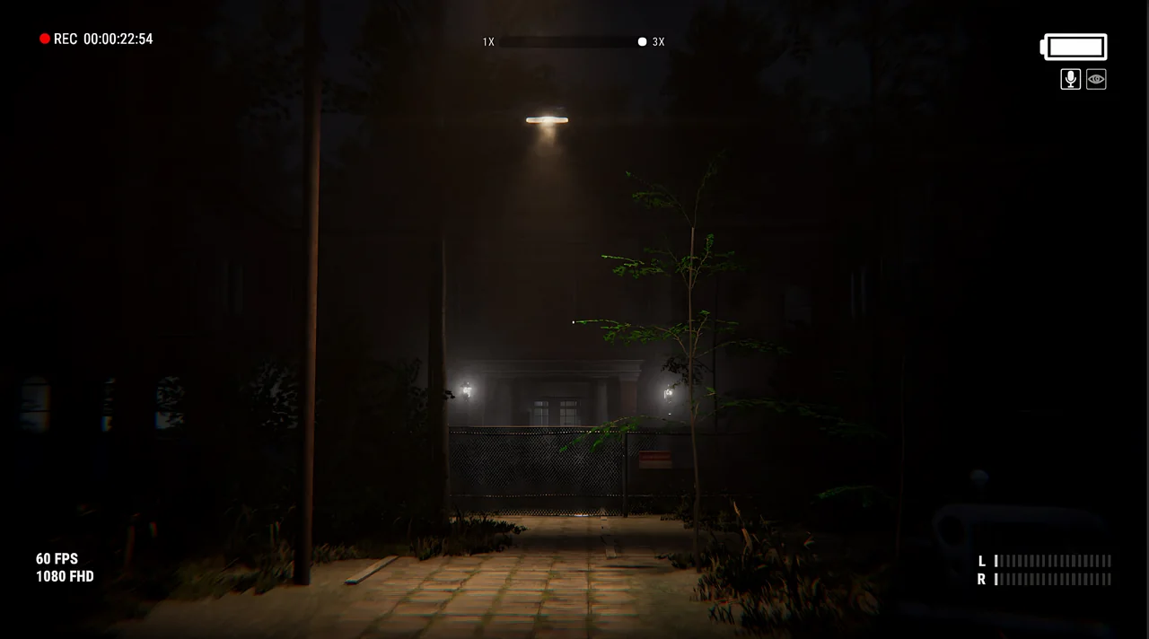 Camcorder footage: the locked hospital gate